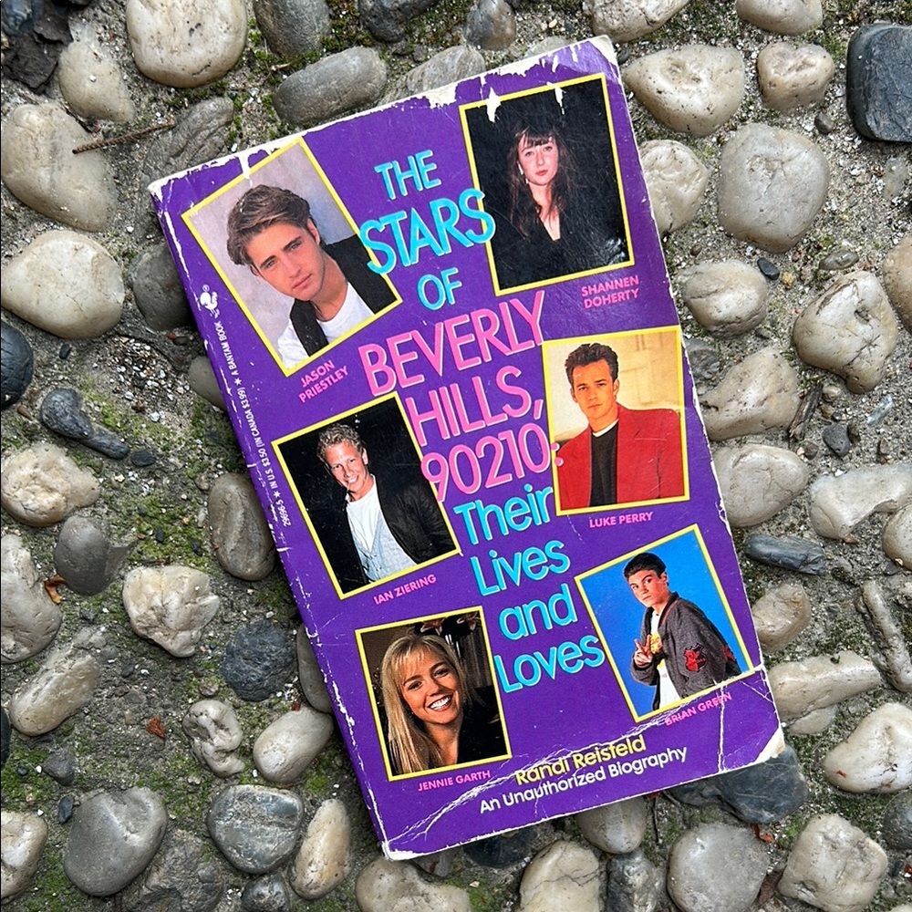 Vintage The Stars of Beverly Hills 90210 Their Lives & Loves Paperback Book 90s